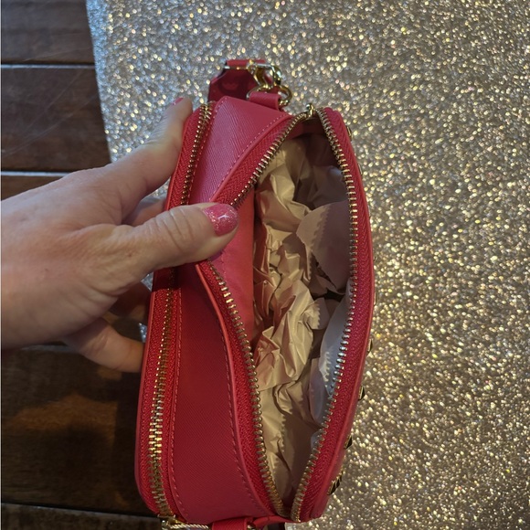 NWT! Valentino Hot Barbie Pink Studded Crossbody camera Bag - Picture 9 of 11